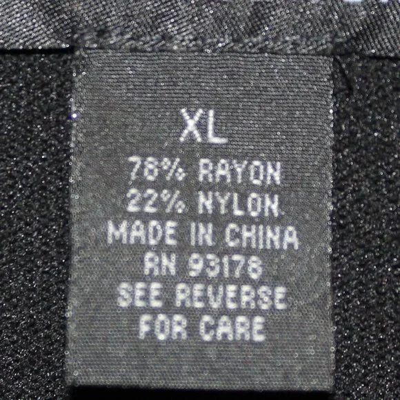 Grace Elements, Sweater, XL, Black, Cardigan, Zipper Front, 3/4 Sleeve - Picture 3 of 3